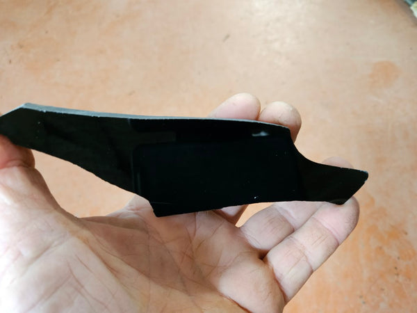 BJ115 Polished "Black Jade" slab.