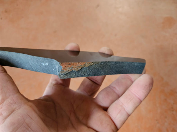 BJ115 Polished "Black Jade" slab.