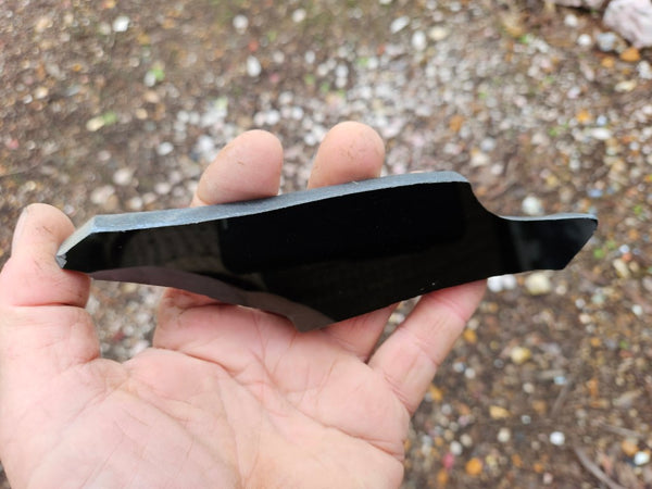 BJ115 Polished "Black Jade" slab.