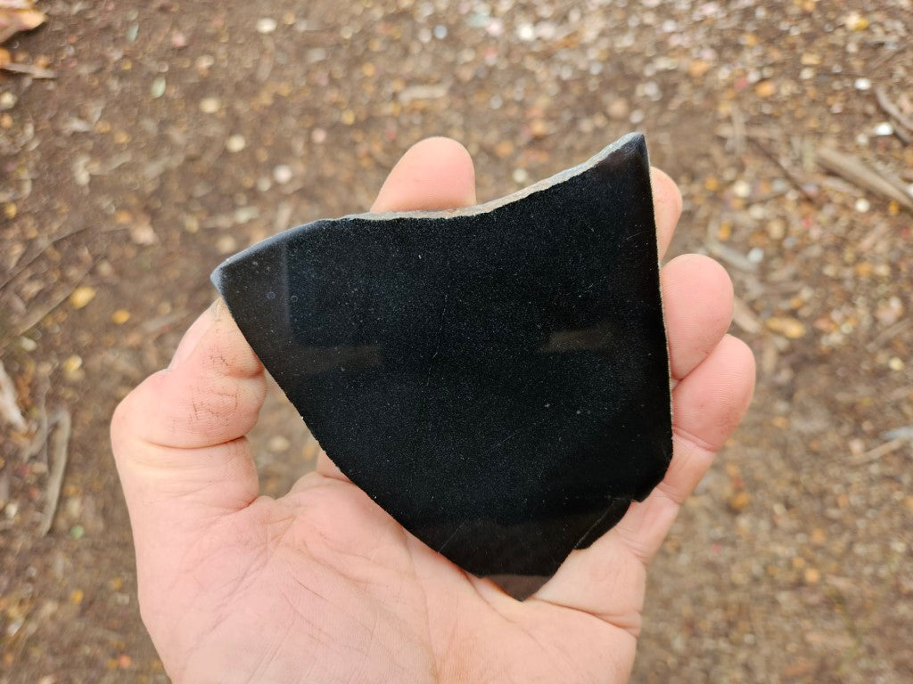 BJ114 Polished "Black Jade"  slab.