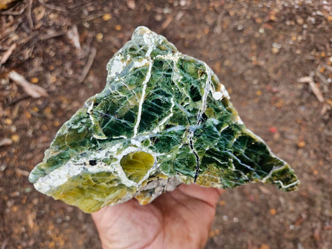 Polished Green Opal rock GRN95