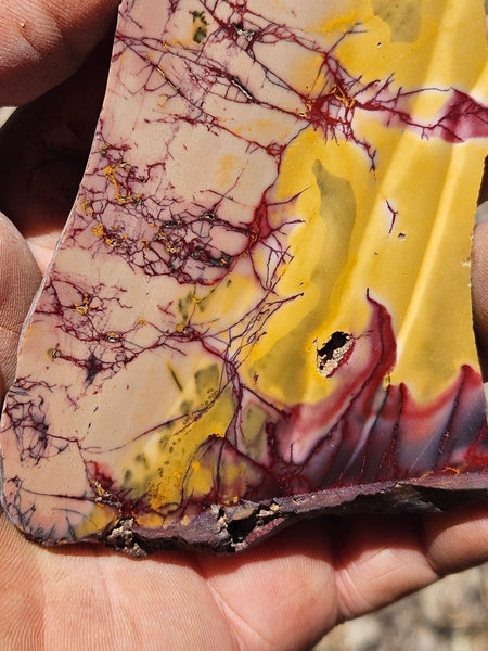 Polished Mookaite slab MK416