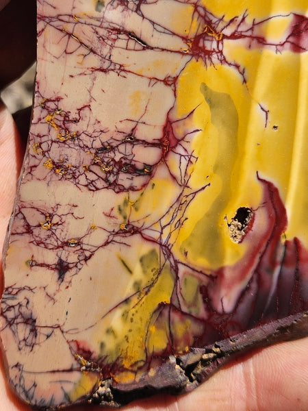 Polished Mookaite slab MK416