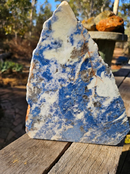 Blue Lepidolite Rock Block BL245