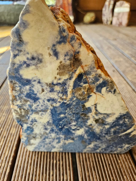 Blue Lepidolite Rock Block BL245