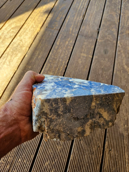 Blue Lepidolite Rock Block BL245