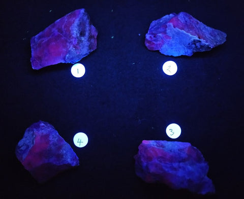 4 pieces Rough Eucryptite  EUR105