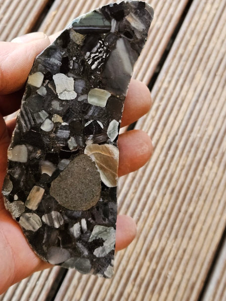 Black Jasper Conglomerate slab B223