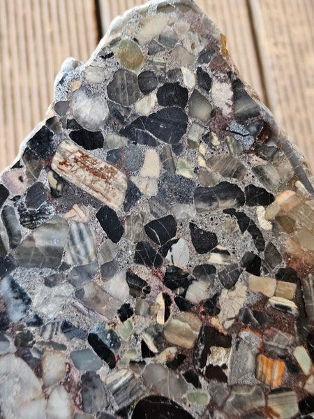 Black Jasper Conglomerate slab B224