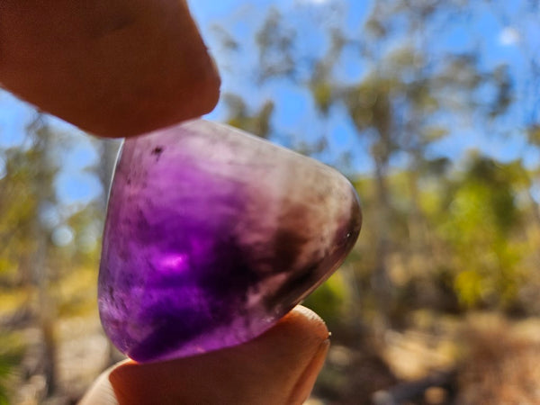 Box of 54 tumble polished Wyloo Amethyst AMT101