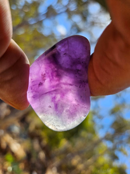 Box of 54 tumble polished Wyloo Amethyst AMT101