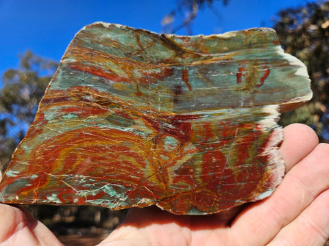 Polished Prase slab PS248