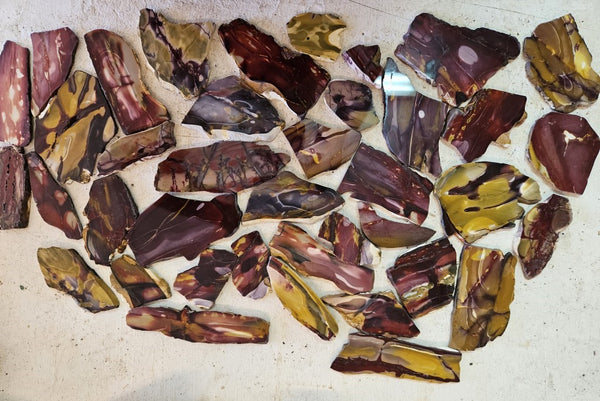 Bulk lot ! Polished Mookaite slabs MK464