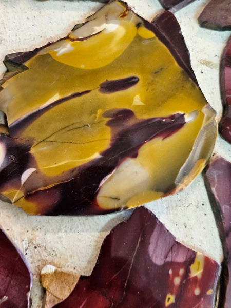 Bulk lot ! Polished Mookaite slabs MK464