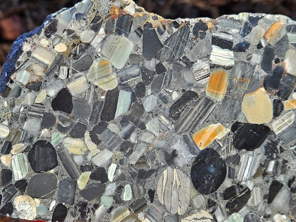 Black Jasper Conglomerate slab B225