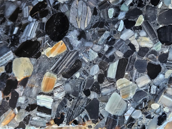 Black Jasper Conglomerate slab B225