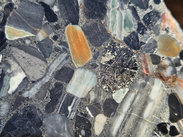 Black Jasper Conglomerate slab B225