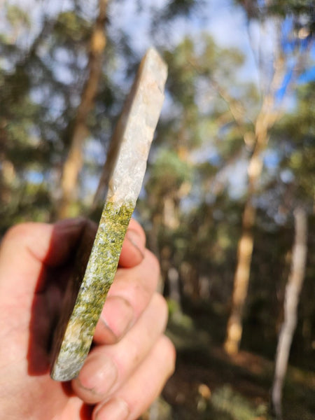 Epidote, Quartz & Axinite slab EPI78