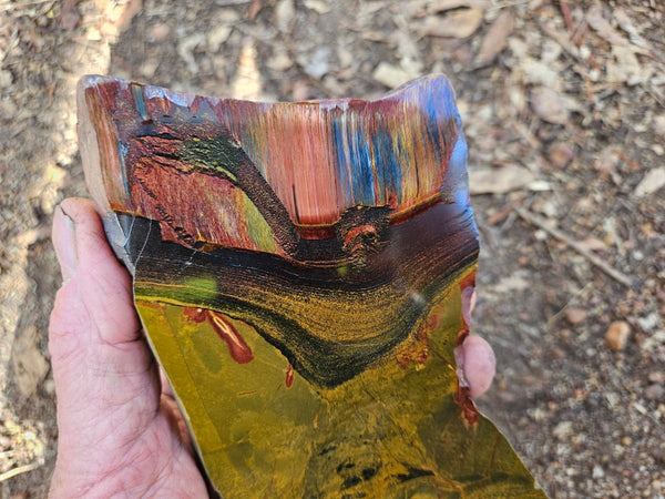 Polished Tiger Eye slab TE453