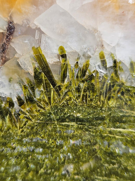 Epidote, Quartz & Axinite slab EPI81