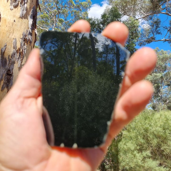 BJ110 Polished "Black Jade" slab.