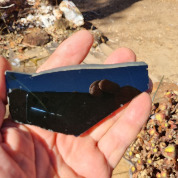 BJ111 Polished "Black Jade"  slab.