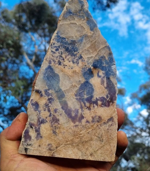 Blue Lepidolite Rock Block BL231