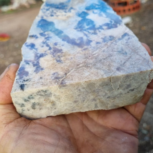 Blue Lepidolite Rock Block BL231