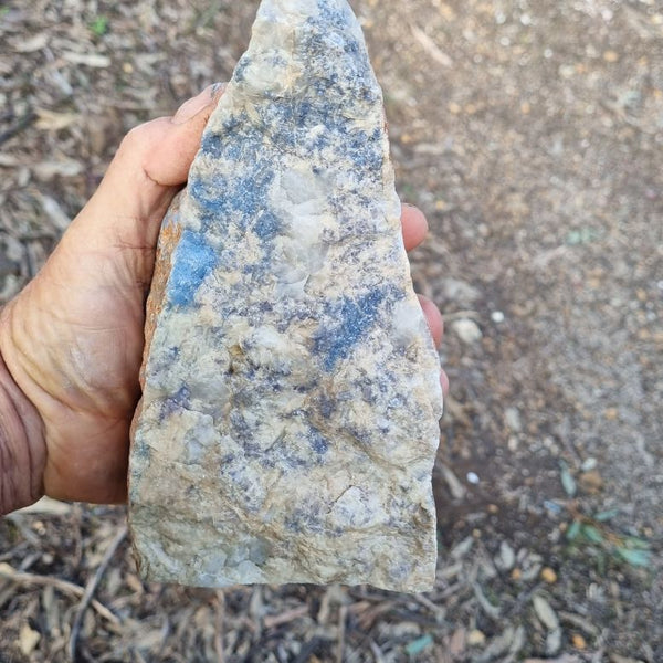 Blue Lepidolite Rock Block BL231