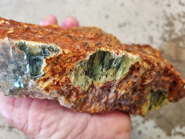 Dendritic Opal  rough.  DOR 205