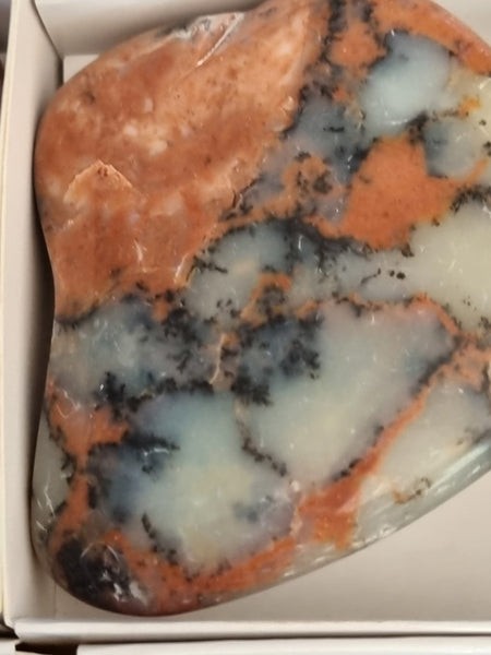 Box of assorted tumble polished Australian gemstones MXT103