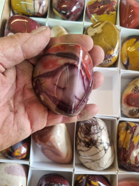 Box of 20 Large tumble polished Mookaite MKT161