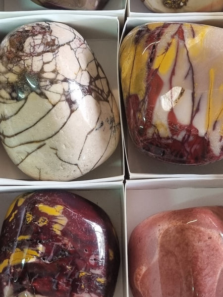Box of 20 Large tumble polished Mookaite MKT161