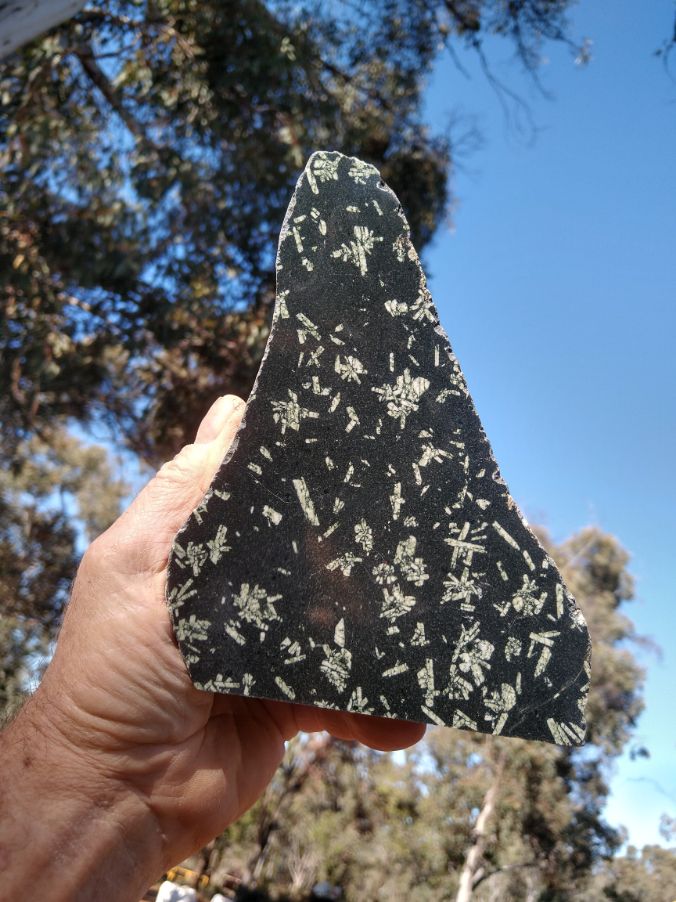 Chinese Writing Stone Rock Block RB285
