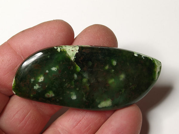 CCC103 Chrome Chalcedony cabochon.