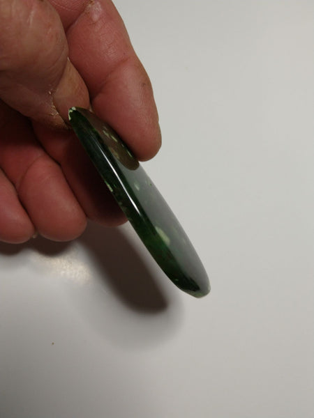 CCC103 Chrome Chalcedony cabochon.