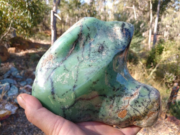 Contour Polished Chrysoprase CHC102