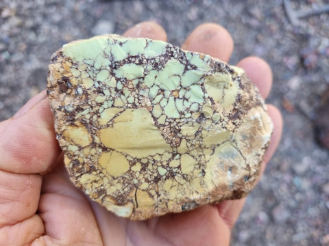 Lime magnesite rough.  LMR 106