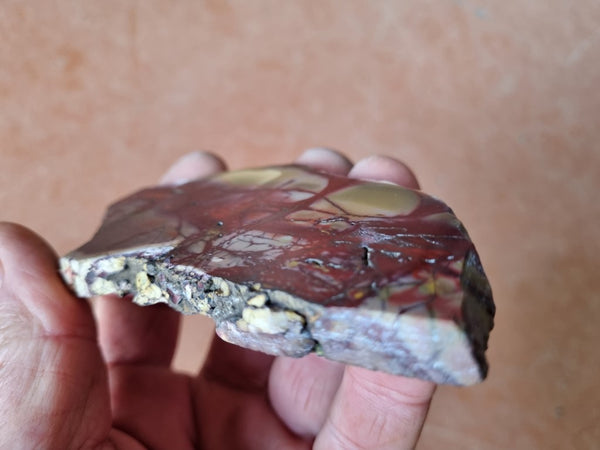 Polished Mookaite slab MK394