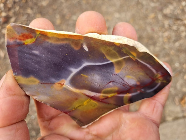 Polished Mookaite slab MK395