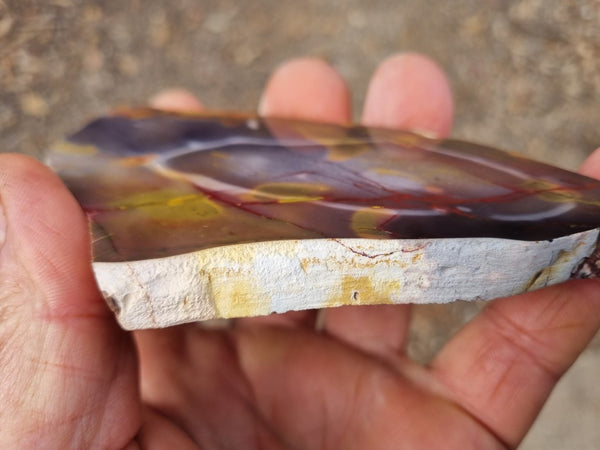 Polished Mookaite slab MK395