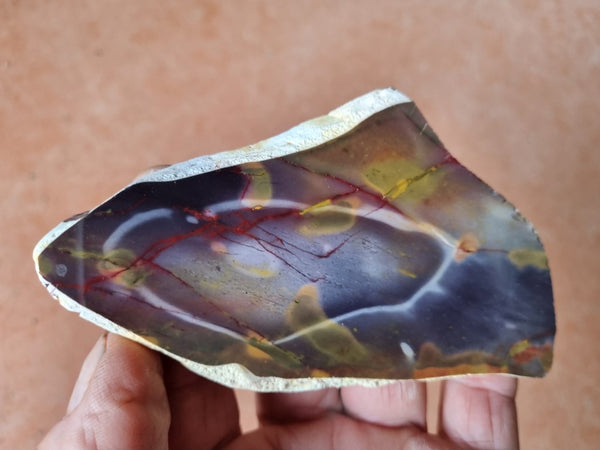 Polished Mookaite slab MK395