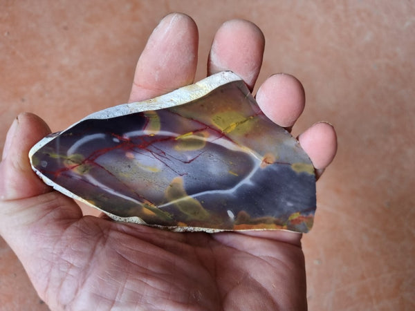 Polished Mookaite slab MK395