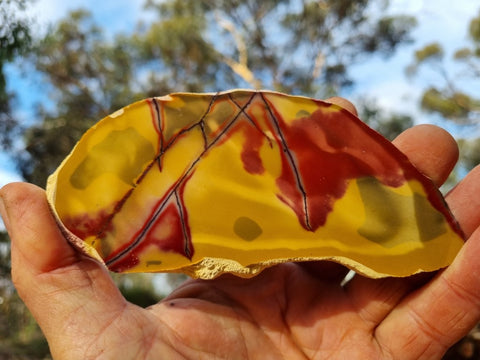 Polished Mookaite slab MK397