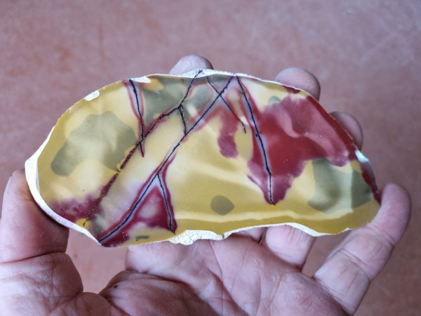 Polished Mookaite slab MK397