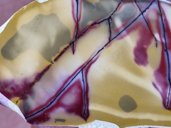 Polished Mookaite slab MK397