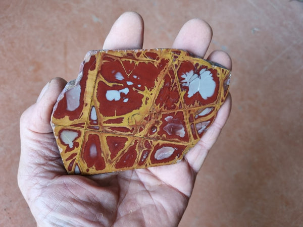 Polished Noreena Jasper slab. NJ440