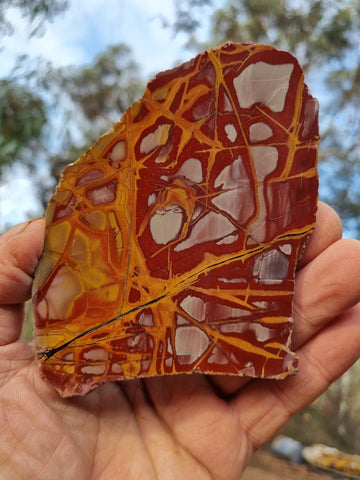 Polished Noreena Jasper slab. NJ441