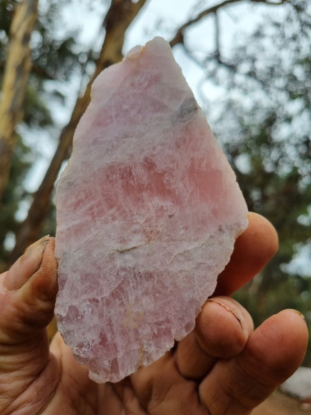 Polished Pink Beryl slab BY133