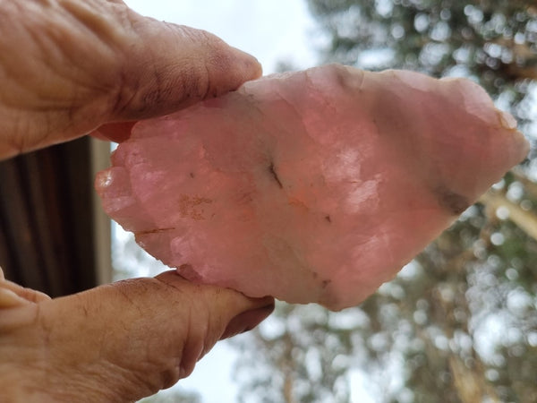 Polished Pink Beryl slab BY133